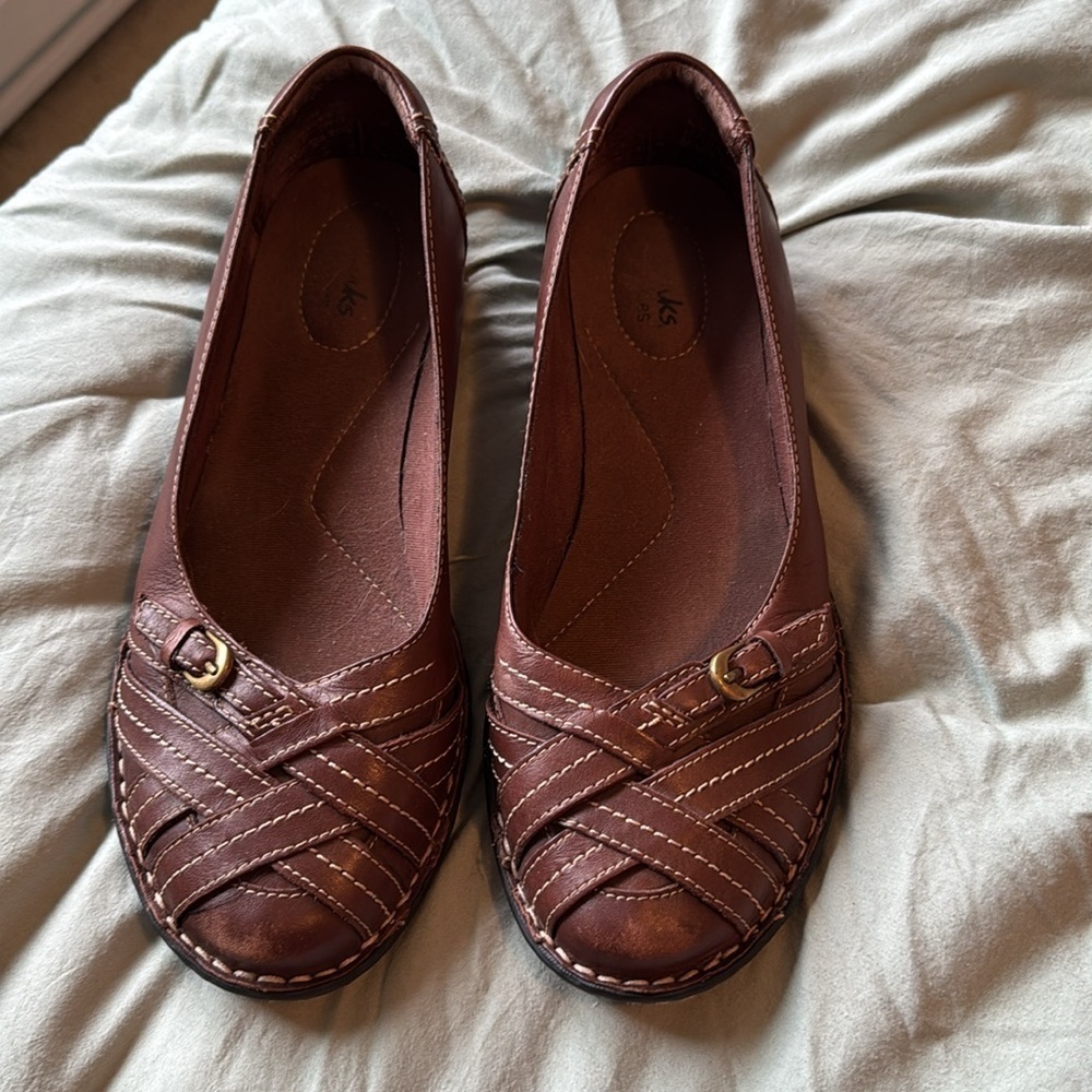 Brown leather Clarks 7.5 - Picture 4 of 4